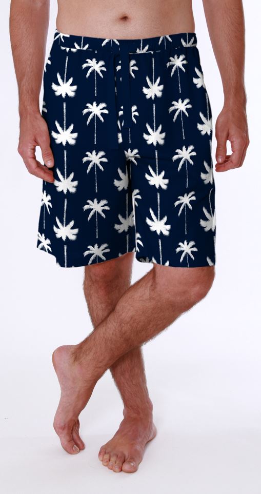 IZOD Mens Plaid Pajama Shorts