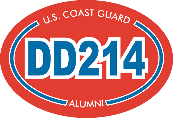 United States Coast Guard DD214 Alumni Sticker