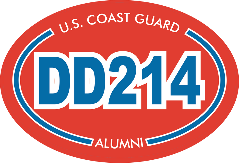 United States Coast Guard DD214 Alumni Sticker