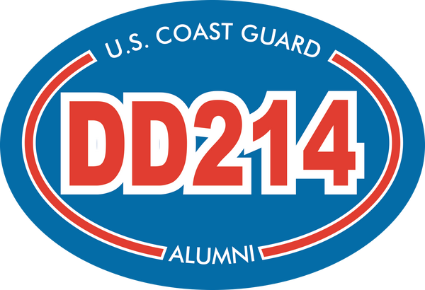 United States Coast Guard DD214 Alumni Sticker