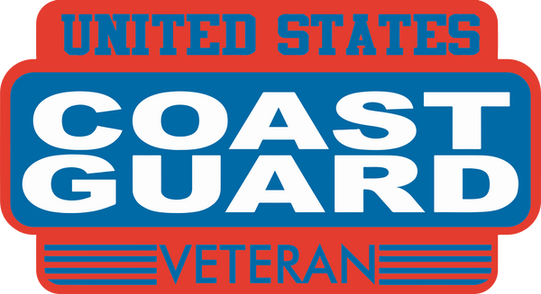 United States Coast Guard Veteran Sticker