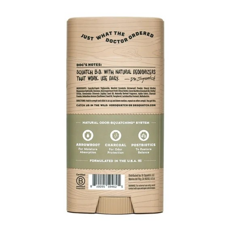 Dr. Squatch Birchwood Breeze Deodorant - 2.65 oz.