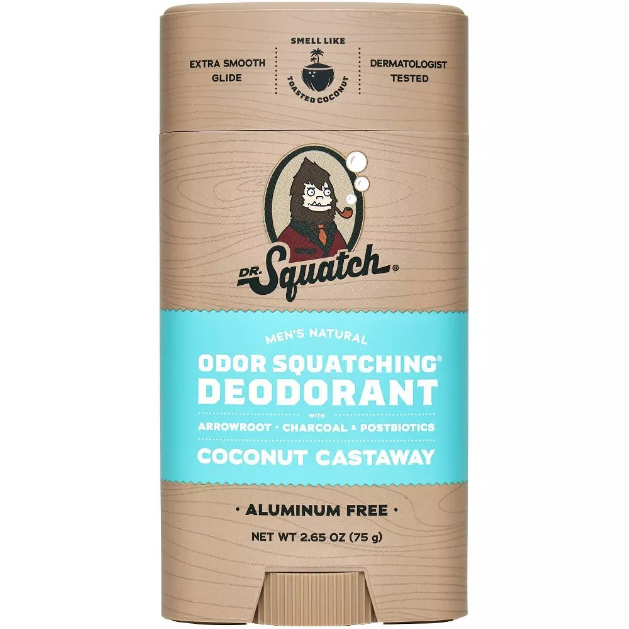 Dr. Squatch Coconut Castaway Deodorant - 2.65 oz.