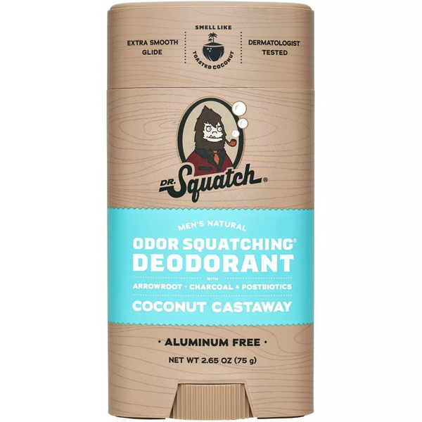 Dr. Squatch Coconut Castaway Deodorant - 2.65 oz.