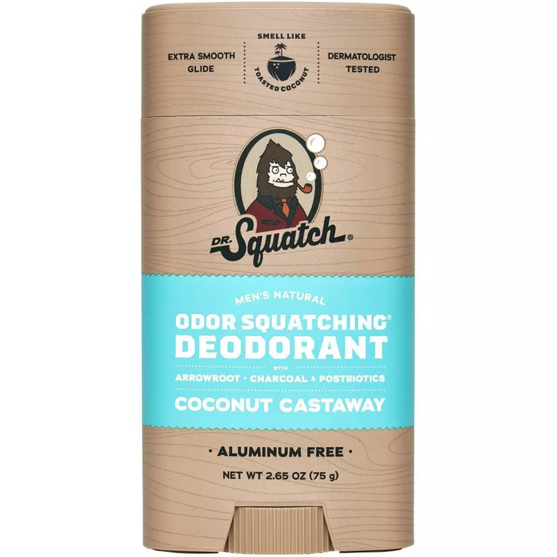 Dr. Squatch Coconut Castaway Deodorant - 2.65 oz.