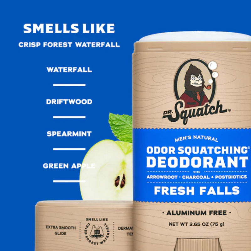 Dr. Squatch Fresh Falls Deodorant - 2.65 oz.