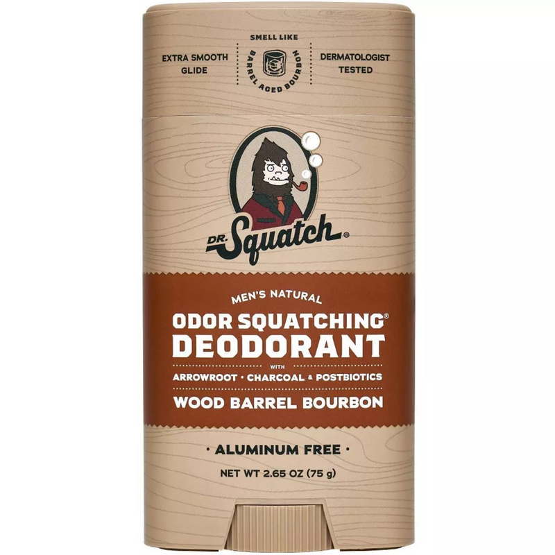 Dr. Squatch Wood Barrel Bourbon Deodorant - 2.65 oz.