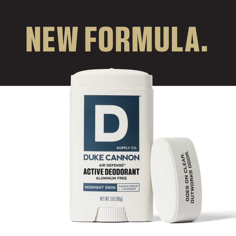 Duke Cannon Supply Co. Air Defense Active Deodorant Aluminum Free - Midnight Swim