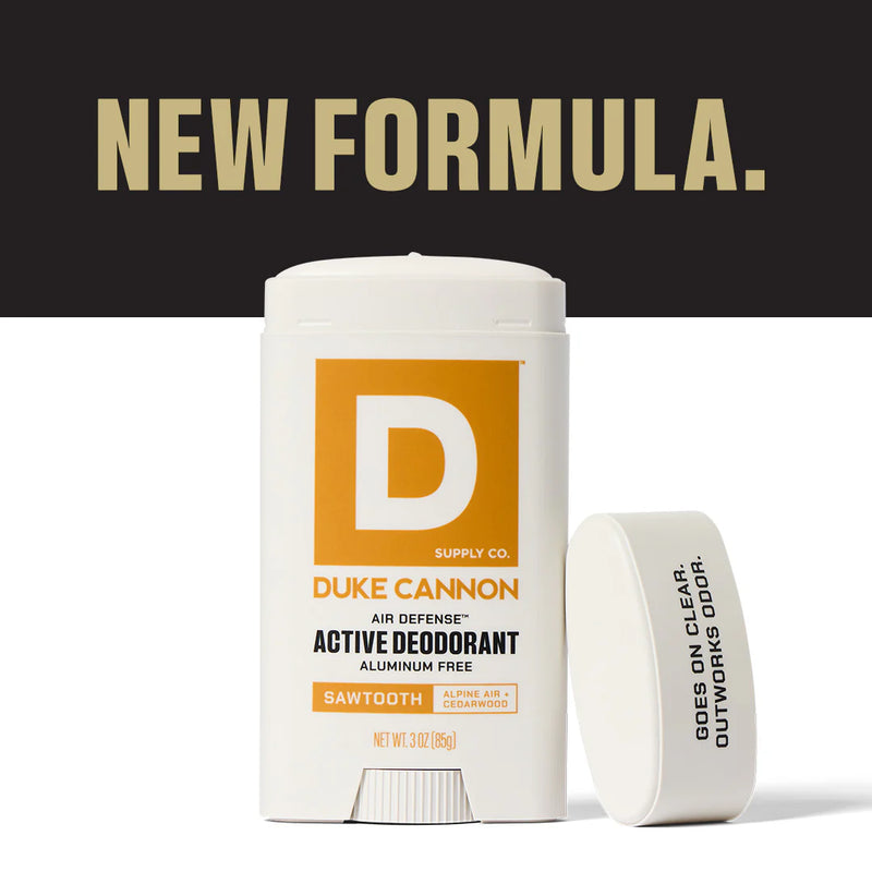 Duke Cannon Supply Co. Air Defense Active Deodorant Aluminum Free - Sawtooth