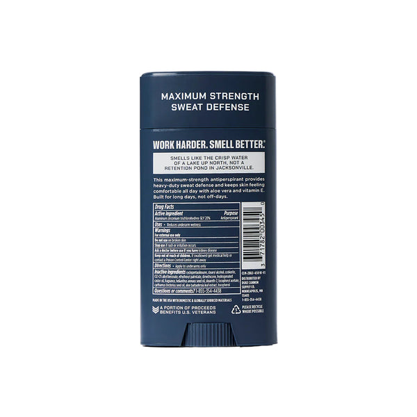 Duke Cannon Supply Co. Trench Warfare Antiperspirant Deodorant - Midnight Swim