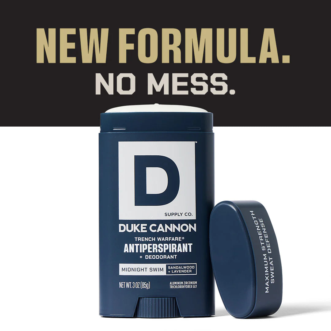 Duke Cannon Supply Co. Trench Warfare Antiperspirant Deodorant - Midnight Swim