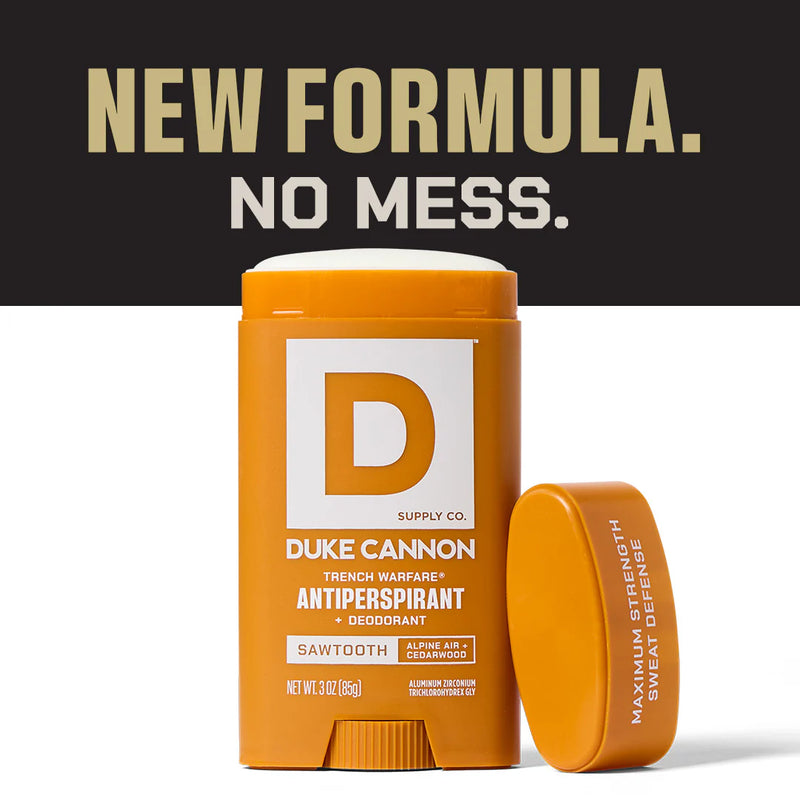 Duke Cannon Supply Co. Trench Warfare Antiperspirant Deodorant - Sawtooth