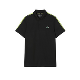 Lacoste Mens Ultra Dry Branded Stripe Tennis Short Sleeve Polo Shirt
