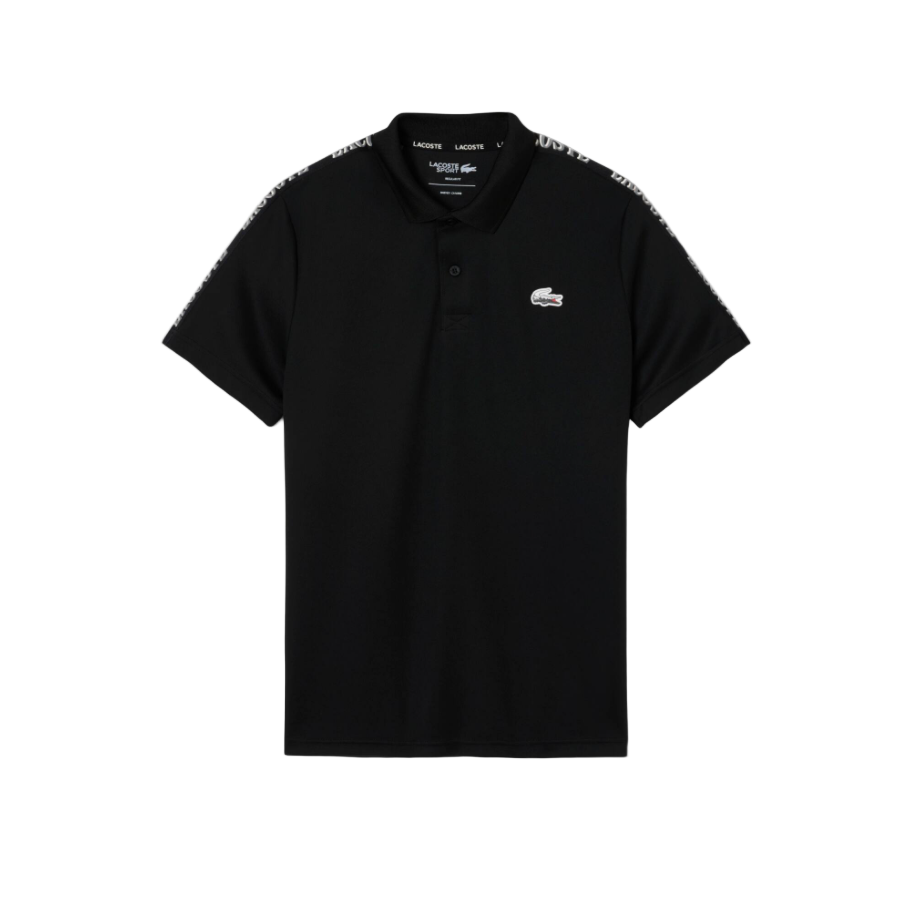 Lacoste Mens Sport Ultra Dry Landscape Crocodile Short Sleeve Polo