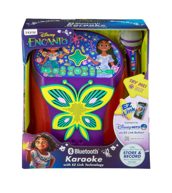 KIDdesigns Disney Encanto EZ Link Bluetooth Karaoke Machine