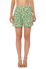Velvet Heart Womens Donald Green Geo Shorts