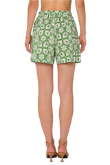 Velvet Heart Womens Donald Green Geo Shorts