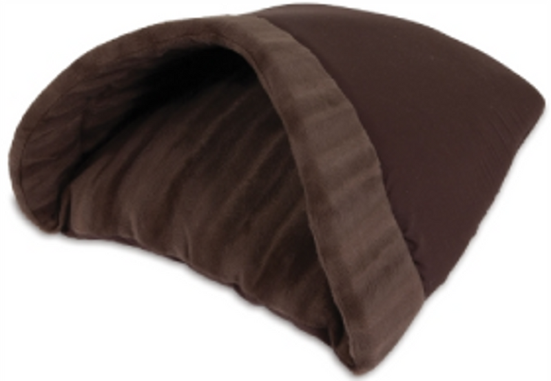 Aspen Pet Doskocil Chocolate Kitty Cave Cat Bed