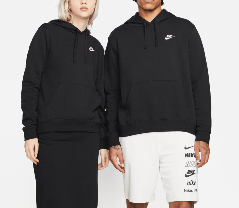 Nike Womens Sportswear Club Fleece Pullover Hoodie Sweatshirt