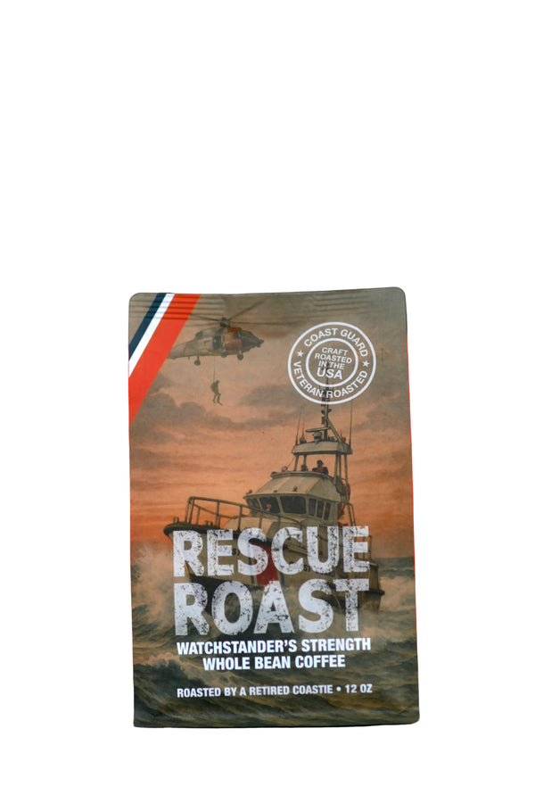 Town Center Cold Pressed Rescue Roast Coast Guard Whole Bean Coffee – 12 oz.