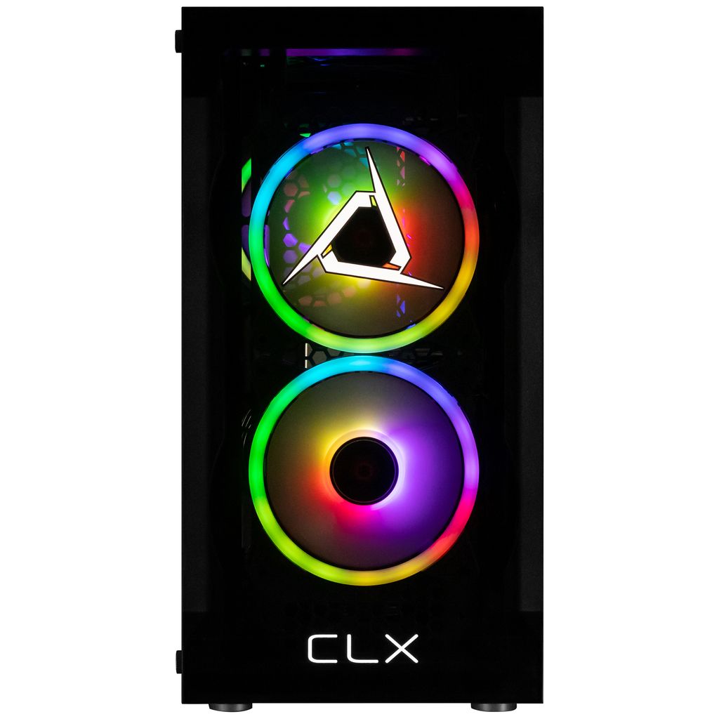 CLX SET Gaming Desktop - Intel Core i5 14400F 2.5GHz 10-Core Processor, 32GB DDR5 Memory, GeForce RTX 5060 Ti 8GB GDDR7 Graphics, 2TB SSD, WiFi, Windows 11 Home 64-bit