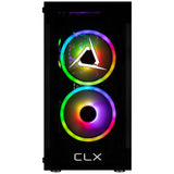 CLX SET Gaming Desktop - Intel Core i5 14400F 2.5GHz 10-Core Processor, 32GB DDR5 Memory, GeForce RTX 5060 Ti 8GB GDDR7 Graphics, 2TB SSD, WiFi, Windows 11 Home 64-bit