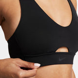 Nike Womens Indy Plunge Cutout Sports Bra