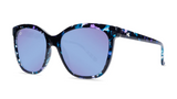 Knockaround Deja Views Glossy Indigo Frame - Snow Opal Lens - Polarized Sunglasses