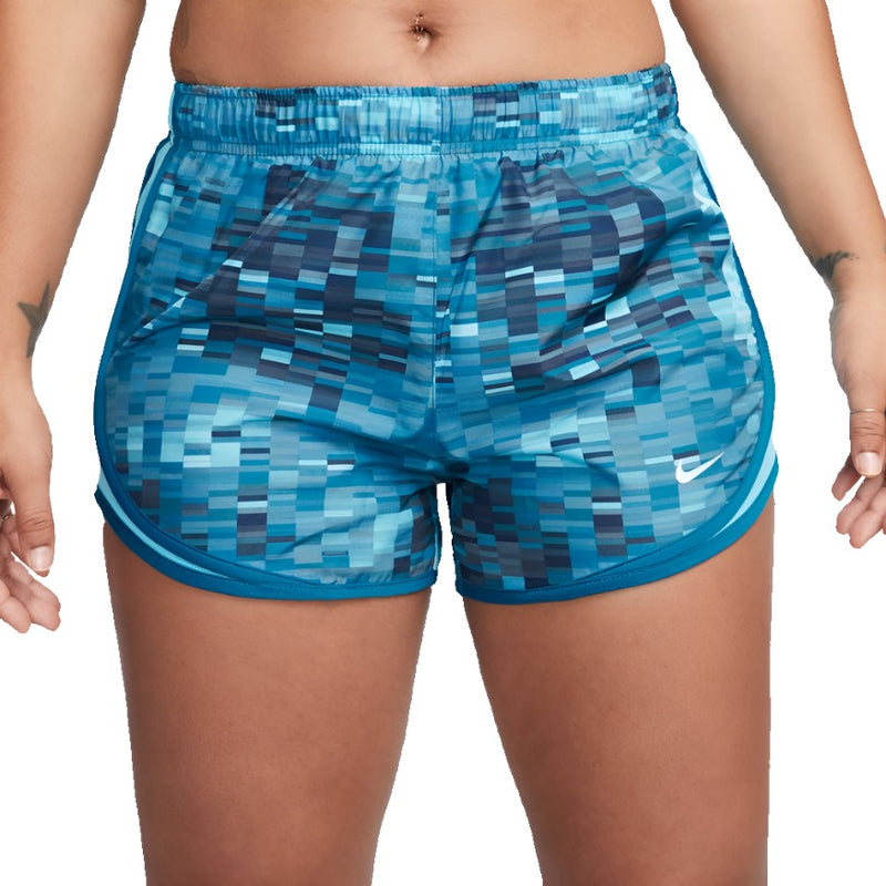 Nike Womens Dri-FIT Tempo Brief-Lined Printed Running Shorts