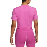 Nike Womens Pro Dri-FIT Short Sleeve Cropped Graphic Training Top