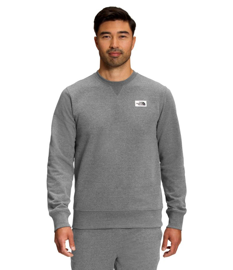The North Face Mens Heritage Patch Fleece Long Sleeve Crewneck