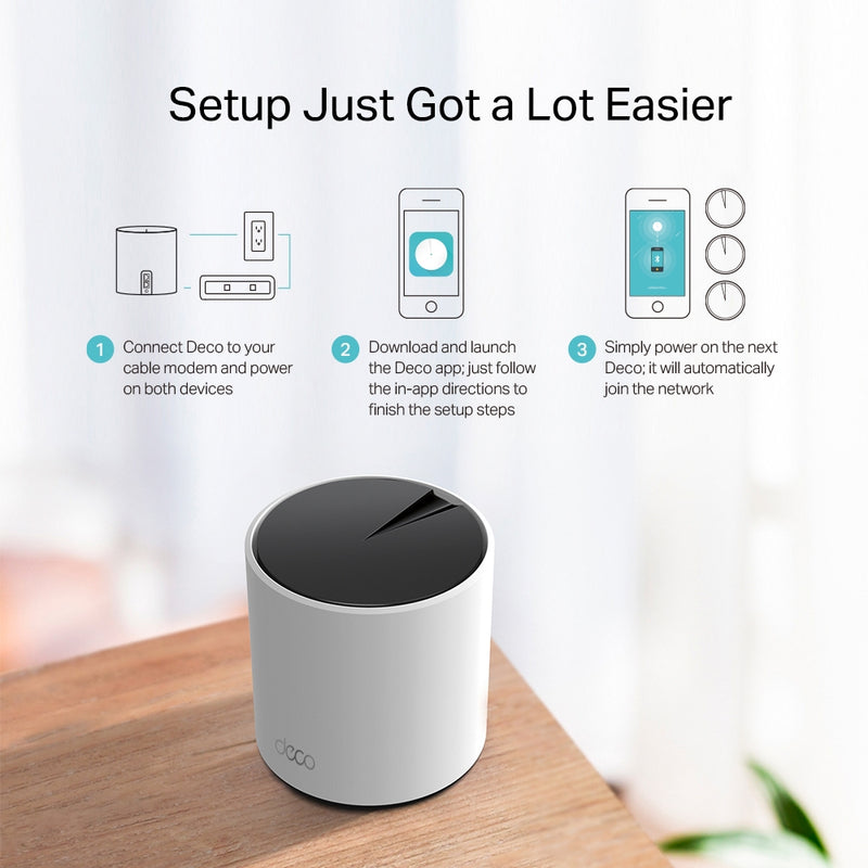 TP-Link AX1800 Whole Home Mesh Wi-Fi 6 System - 3 Pack