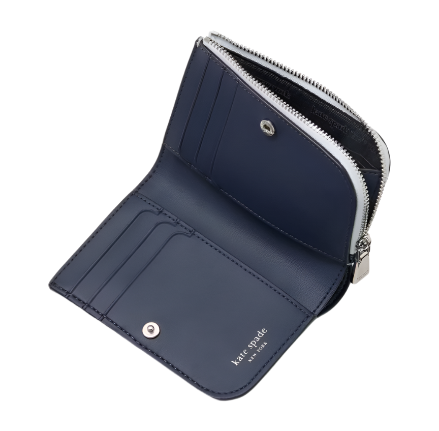 Kate Spade Devin Colorblocked Small Compact Wallet – ShopCGX Kate Spade Devin Colorblocked Small Compact Wallet – ShopCGX
