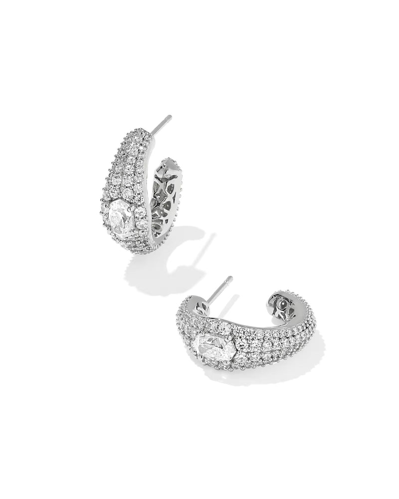 Kendra Scott Bella Silver Hoop Earrings