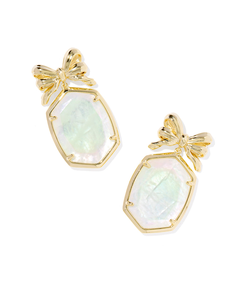 Kendra Scott Daphne Bow Gold Drop Earrings