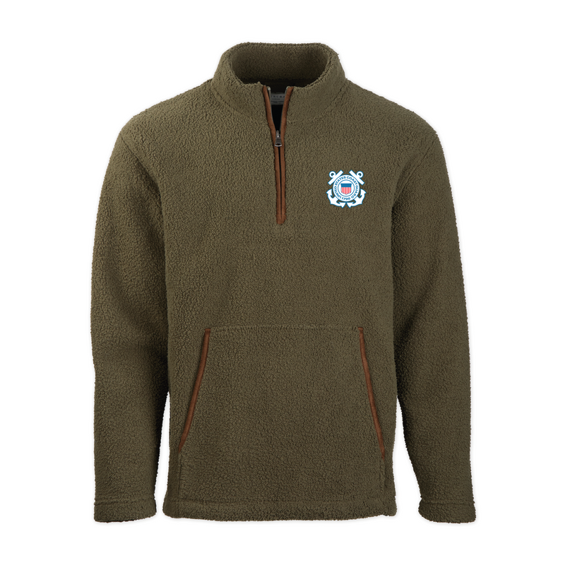 Boxercraft Mens USCG Shield Everest Pullover Jacket