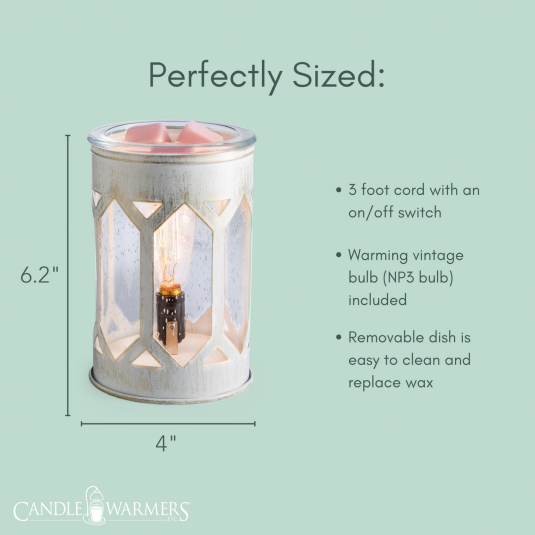Candle Warmers Etc. Arbor Vintage Bulb Illumination Fragrance Warmer