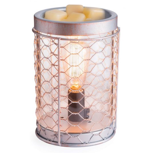 Candle Warmers Etc. Chicken Wire Vintage Bulb Illumination Fragrance Warmer