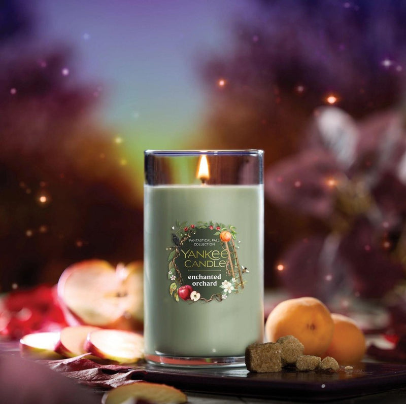 Yankee Candle Signature Medium Pillar Candle - Enchanted Orchard