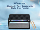 Emerson Bluetooth Party Speaker with Digital Drum Function