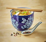 tag Lisbon Floral Noodle Bowl - Set of 2