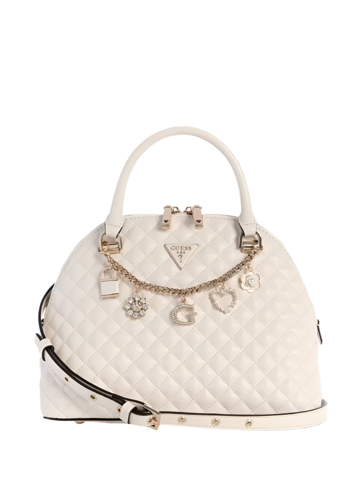 GUESS Everlee Dome Satchel Handbag