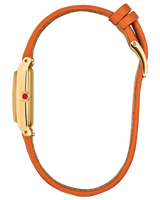 Citizen Womens Fio Watch - Orange Leather Strap