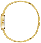 Citizen Womens Silhouette Crystal Eco-Drive Watch - Gold-Tone Stainless Steel Bracelet