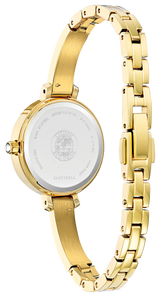 Citizen Womens Silhouette Crystal Eco-Drive Watch - Gold-Tone Stainless Steel Bracelet
