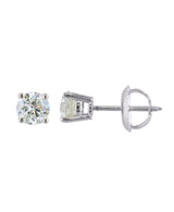 Effy 14K White Gold Diamond Stud Earrings