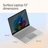 Microsoft Surface Laptop Copilot+ PC 13, Snapdragon X Plus 8-Core, 16GB RAM, 512GB UFS, Platinum