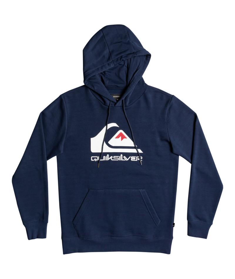 Quiksilver Mens Big Logo Pullover Hoodie Sweatshirt