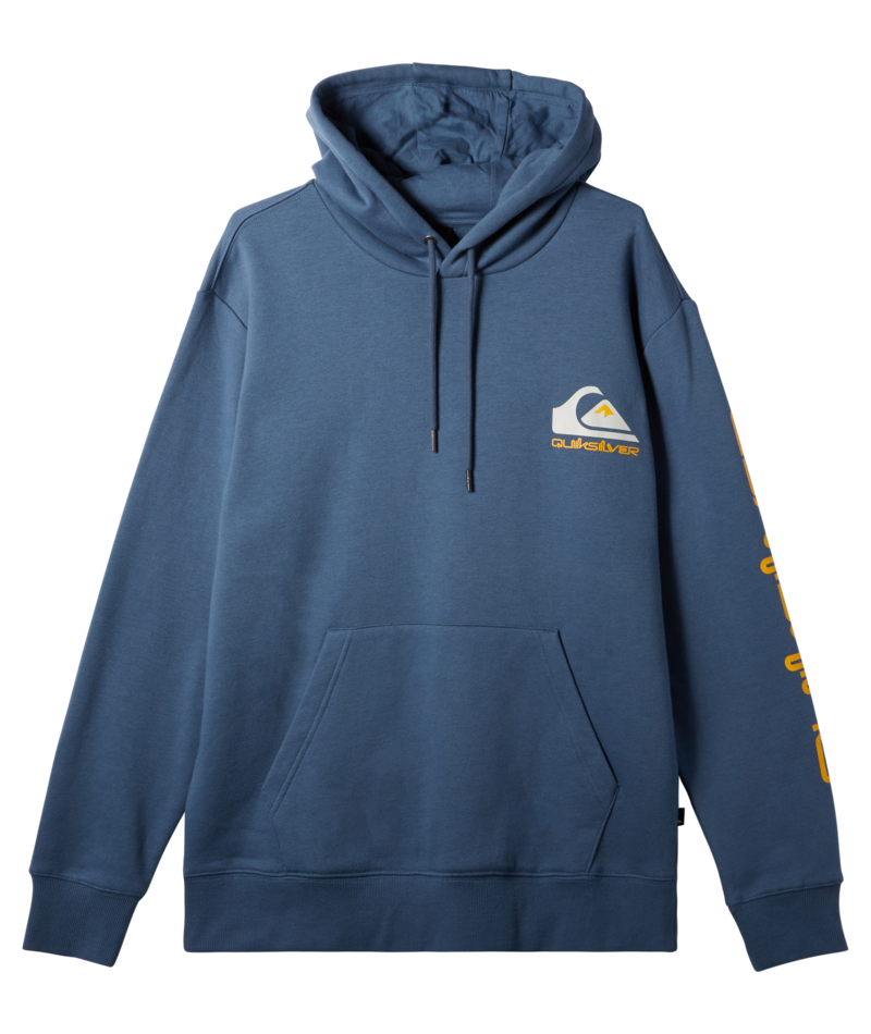 Quiksilver Mens Omni Logo Fleece Pullover Hoodie Sweatshirt