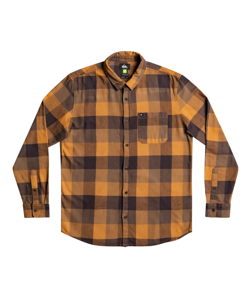 Quiksilver Mens Motherfly Long Sleeve Flannel Shirt